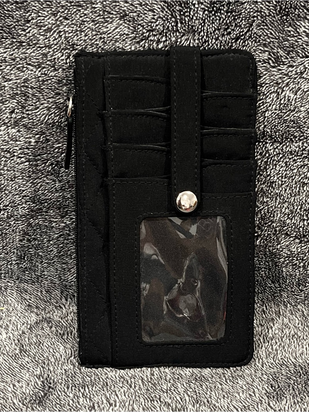 Vera Bradley black quilted Ultimate Card Case